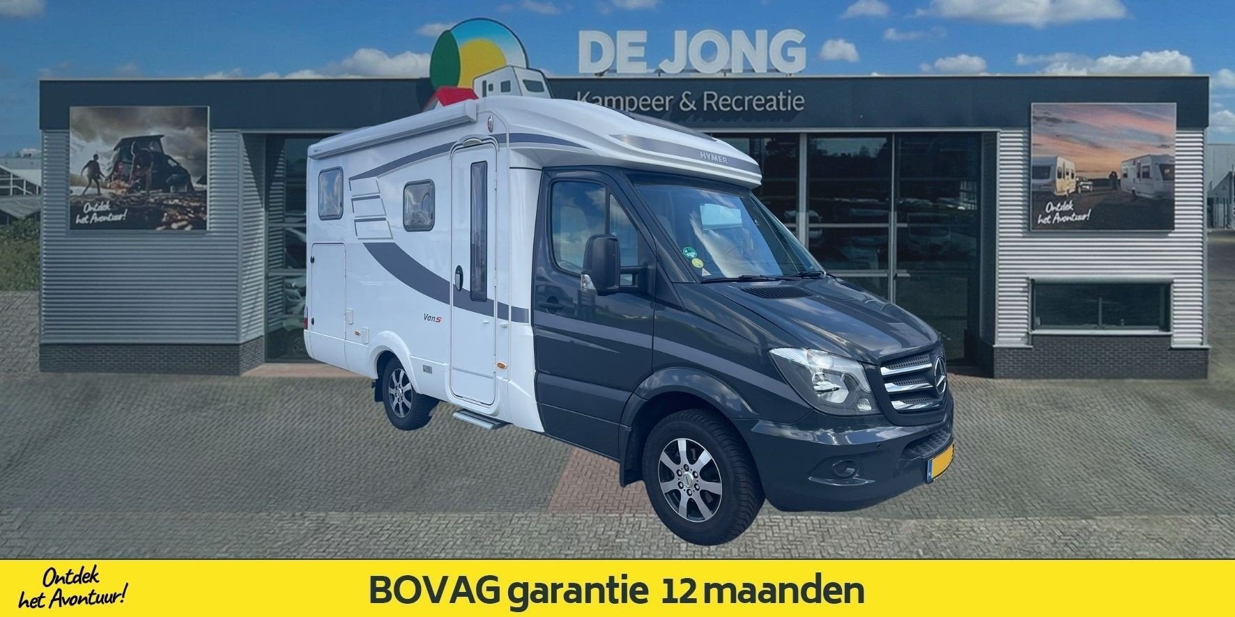 Hymer Van S 520 Mercedes (bj 2017), Caravans en Kamperen, Campers, Automaat, Tot en met 2, 6 tot 7 meter, Bedrijf