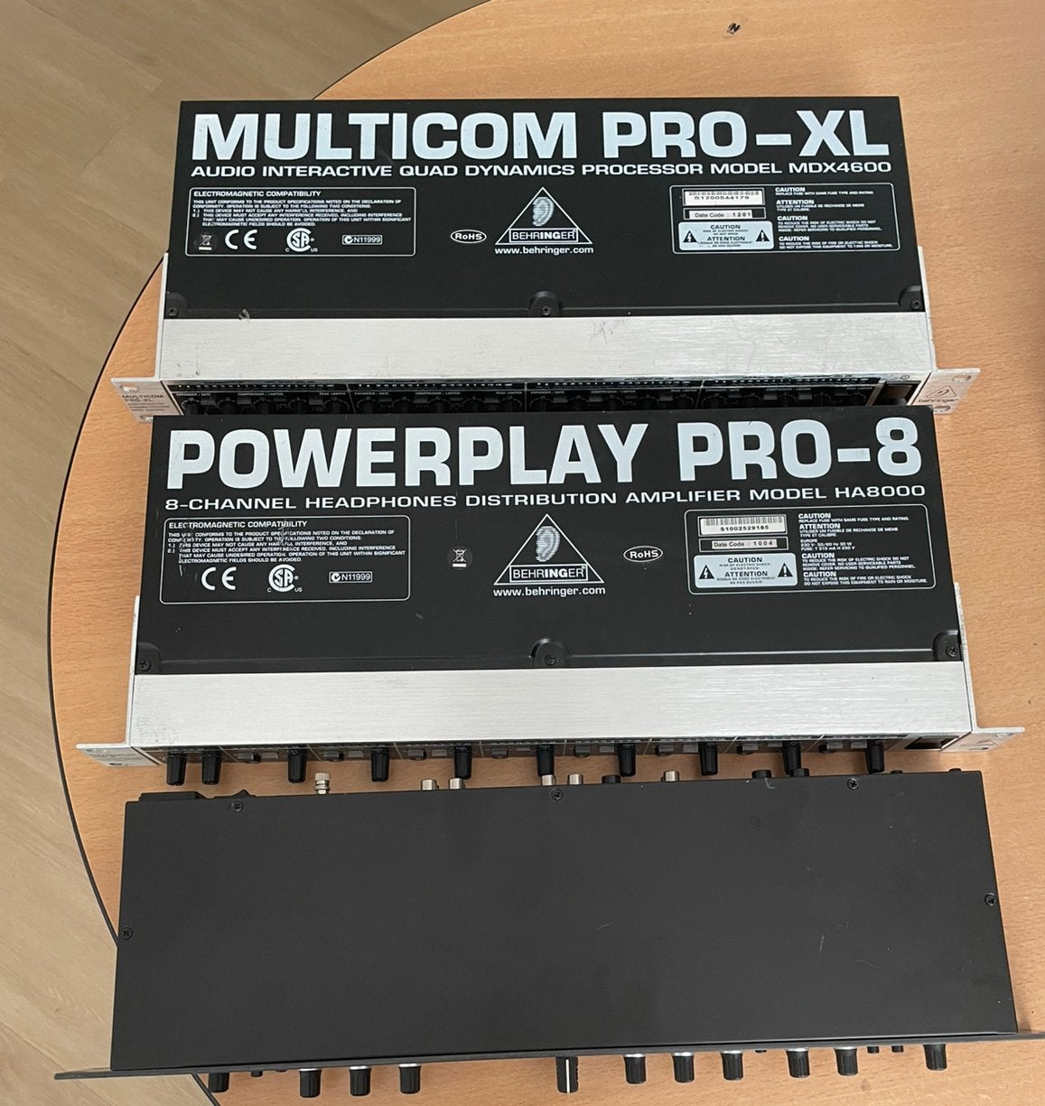 Behringer & Cortex Audio Gear (Pro-XL, Powerplay, Mix-R1U), Ophalen of Verzenden, Gebruikt