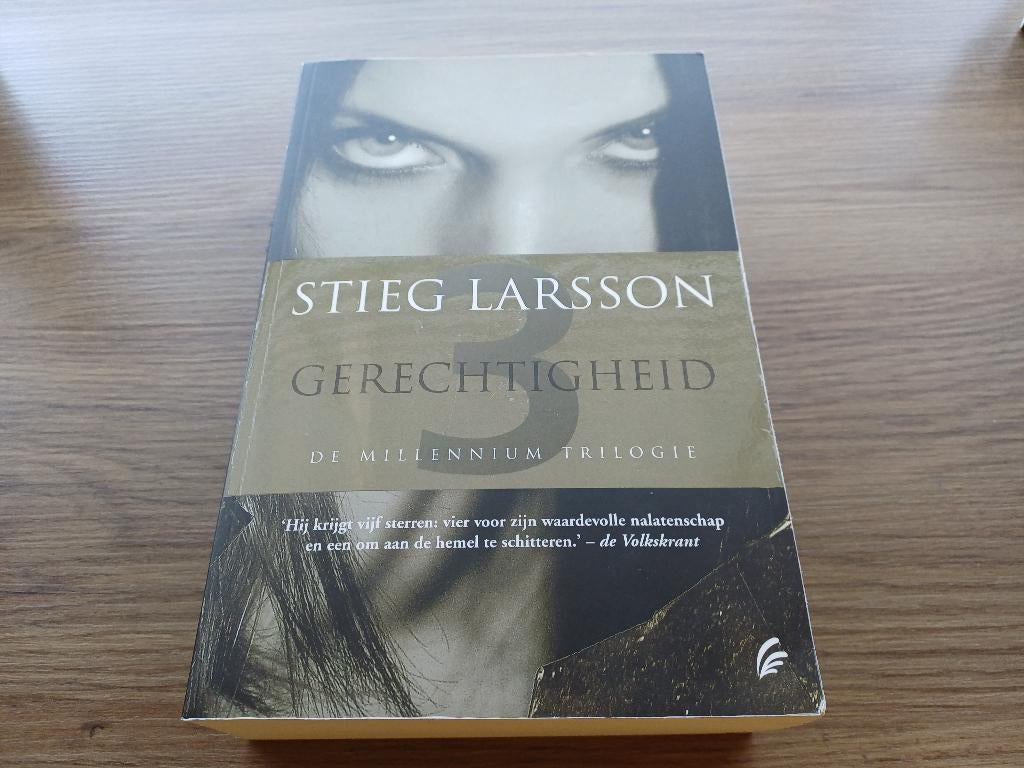 Stieg Larsson- Gerechtigheid, Boeken, Ophalen of Verzenden, Zo goed als nieuw, Stieg Larsson