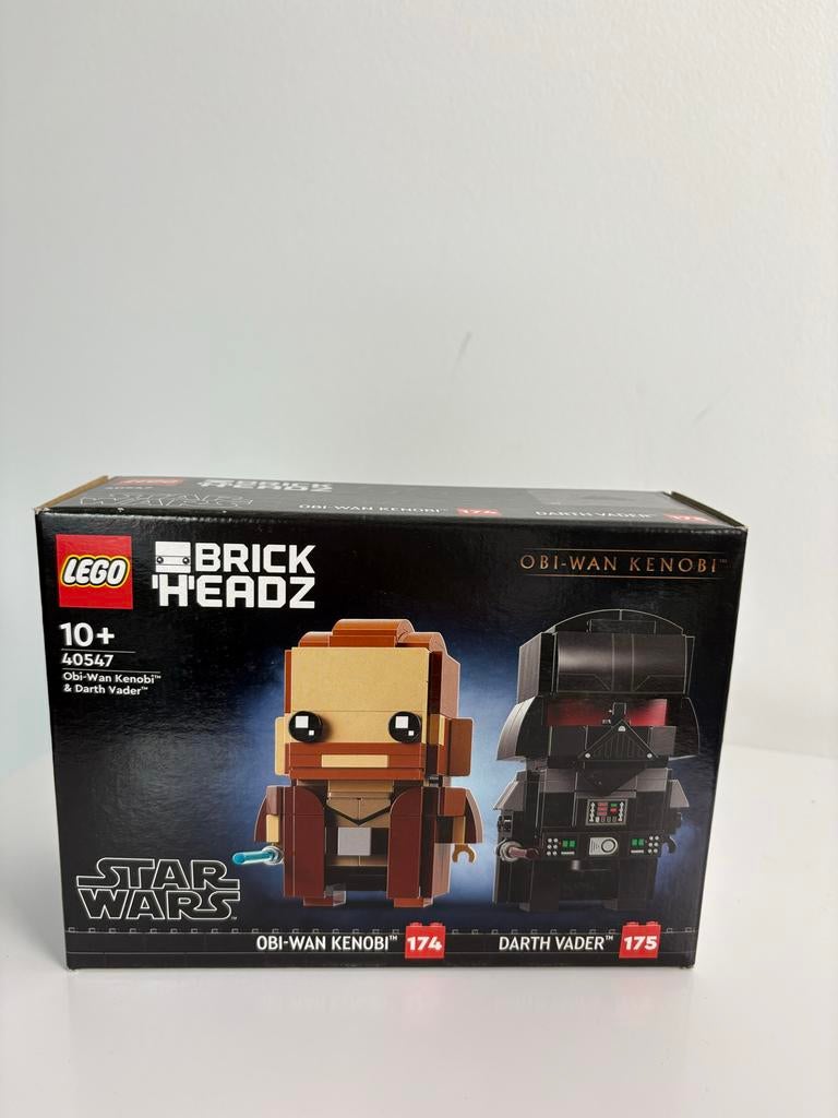 Lego BrickHeadz 40547 Obi-Wan Kenobi & Darth Vader, BrickHeadz, Lego, Nieuw, Ophalen of Verzenden