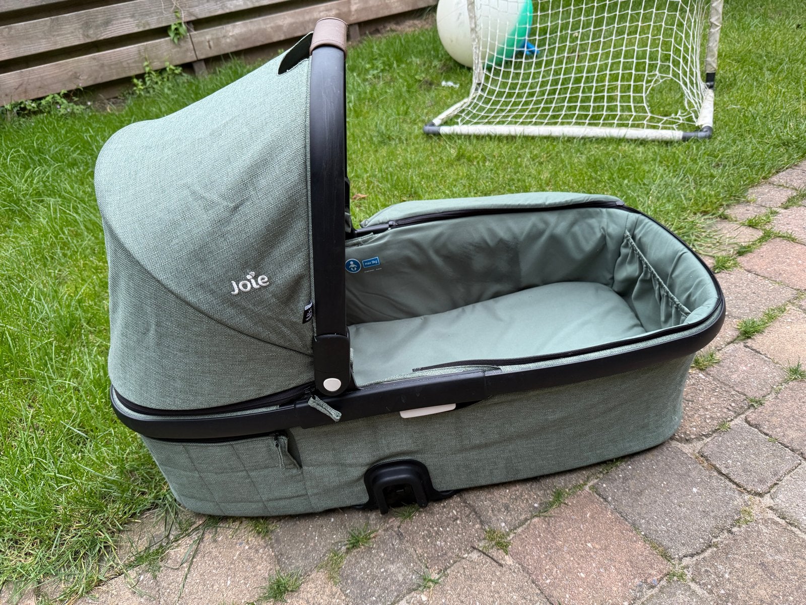 Reiswieg/kinderwagenbak Joie Honour groen, Zo goed als nieuw, Met reiswieg, Ophalen, Kinderwagen