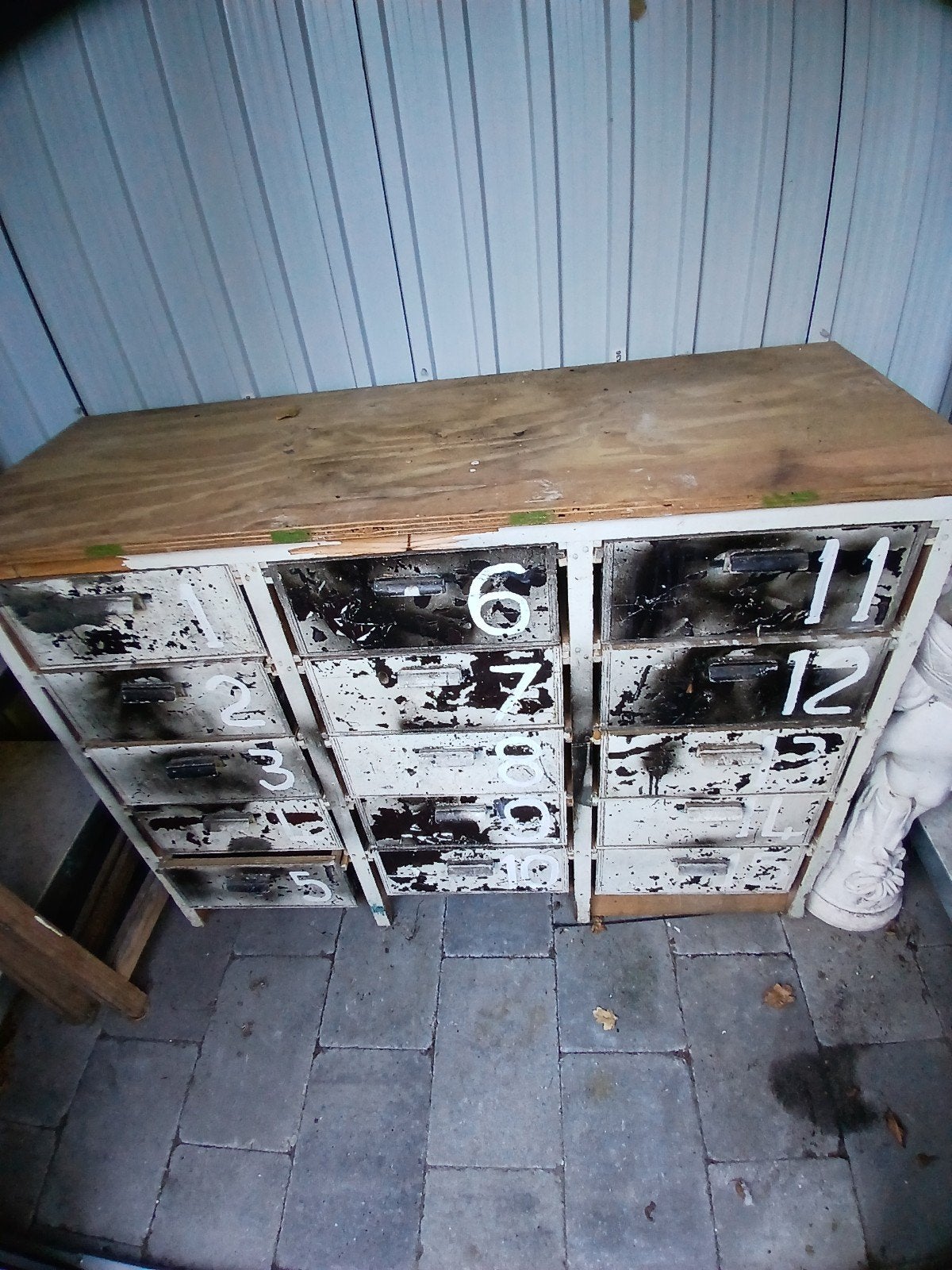 houten ladenkast, Ophalen, Gebruikt, Hout, Overige typen