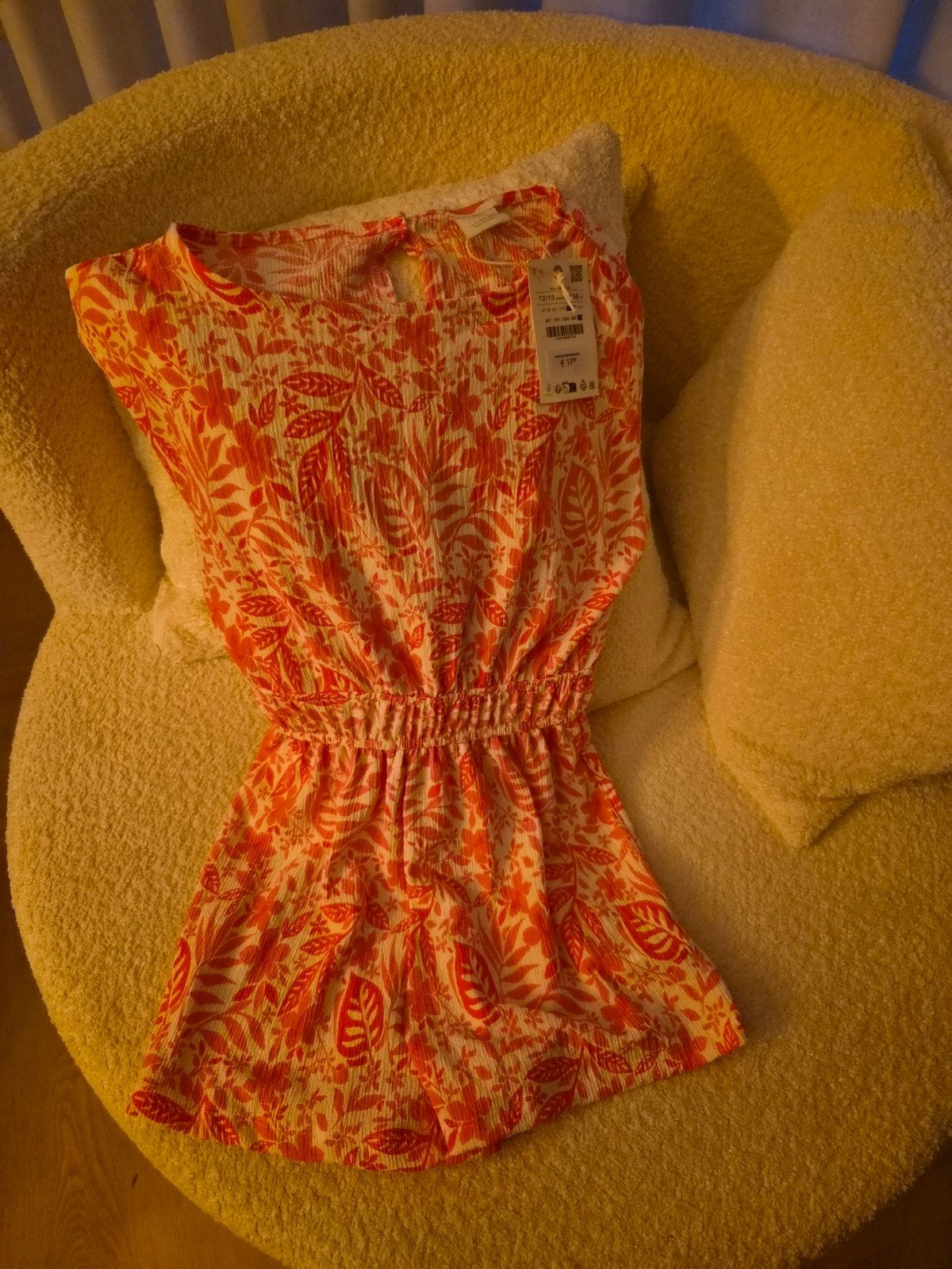 Zara korte jumpsuit meisjes - maat 156 - nieuw met kaartje, Kinderen en Baby's, Kinderkleding | Maat 152, Overige typen, Meisje
