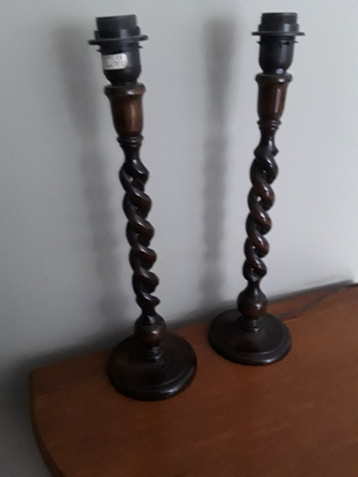 2 Engelse tafellampen., Ophalen of Verzenden