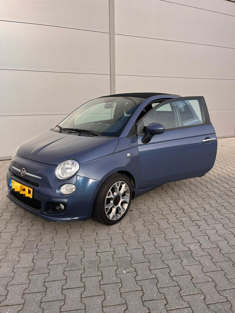 Fiat 500 Cabrio  0.9 TwinAir Sport / Nieuwe APK, Auto's, Fiat, Voorwielaandrijving, Leder en Stof, Handgeschakeld, Particulier
