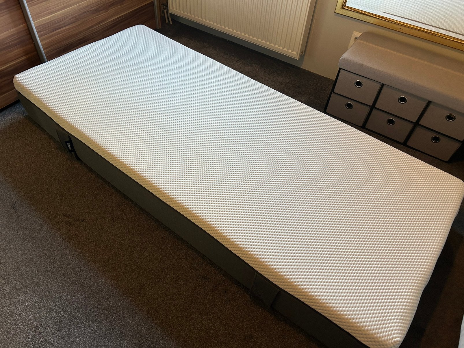 Emma matras 90 x 2.10, Ophalen, Zo goed als nieuw, Eenpersoons, 90 cm
