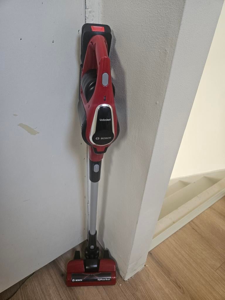 Bosch Unlimited speelgoedstofzuiger - Rood, Ophalen of Verzenden, Gebruikt