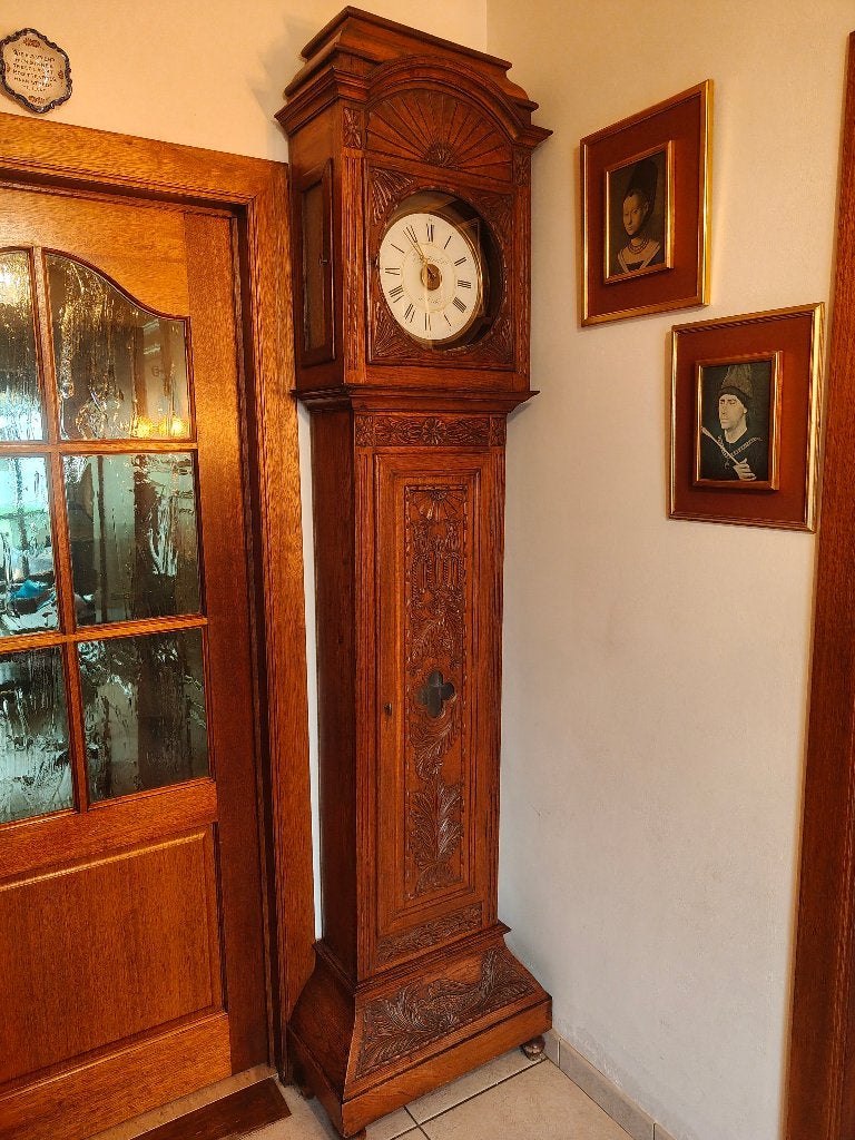 Staande klok, Ophalen
