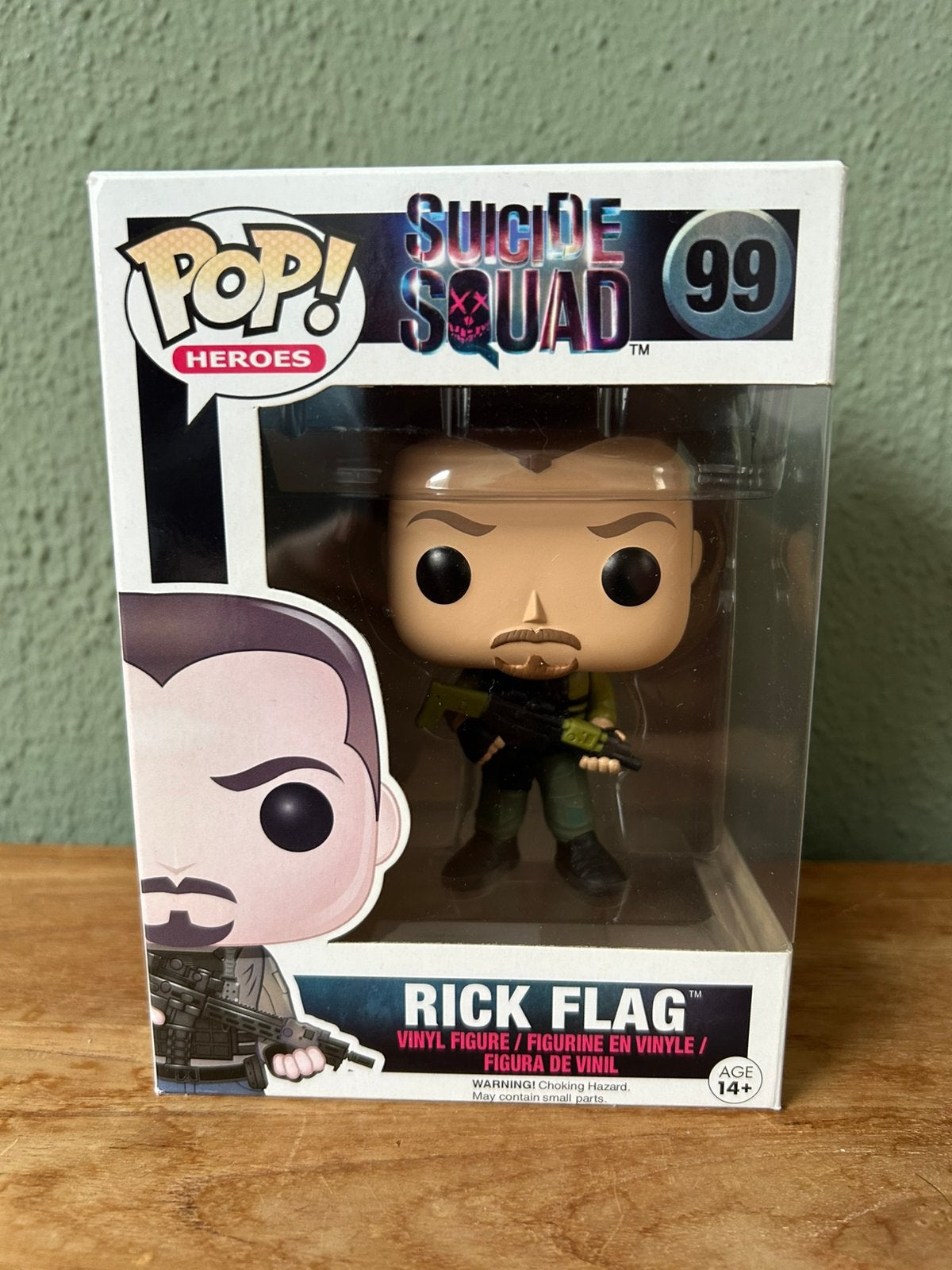 Funko Pop Suicide Squad Rick Flag #99, Ophalen of Verzenden, Zo goed als nieuw