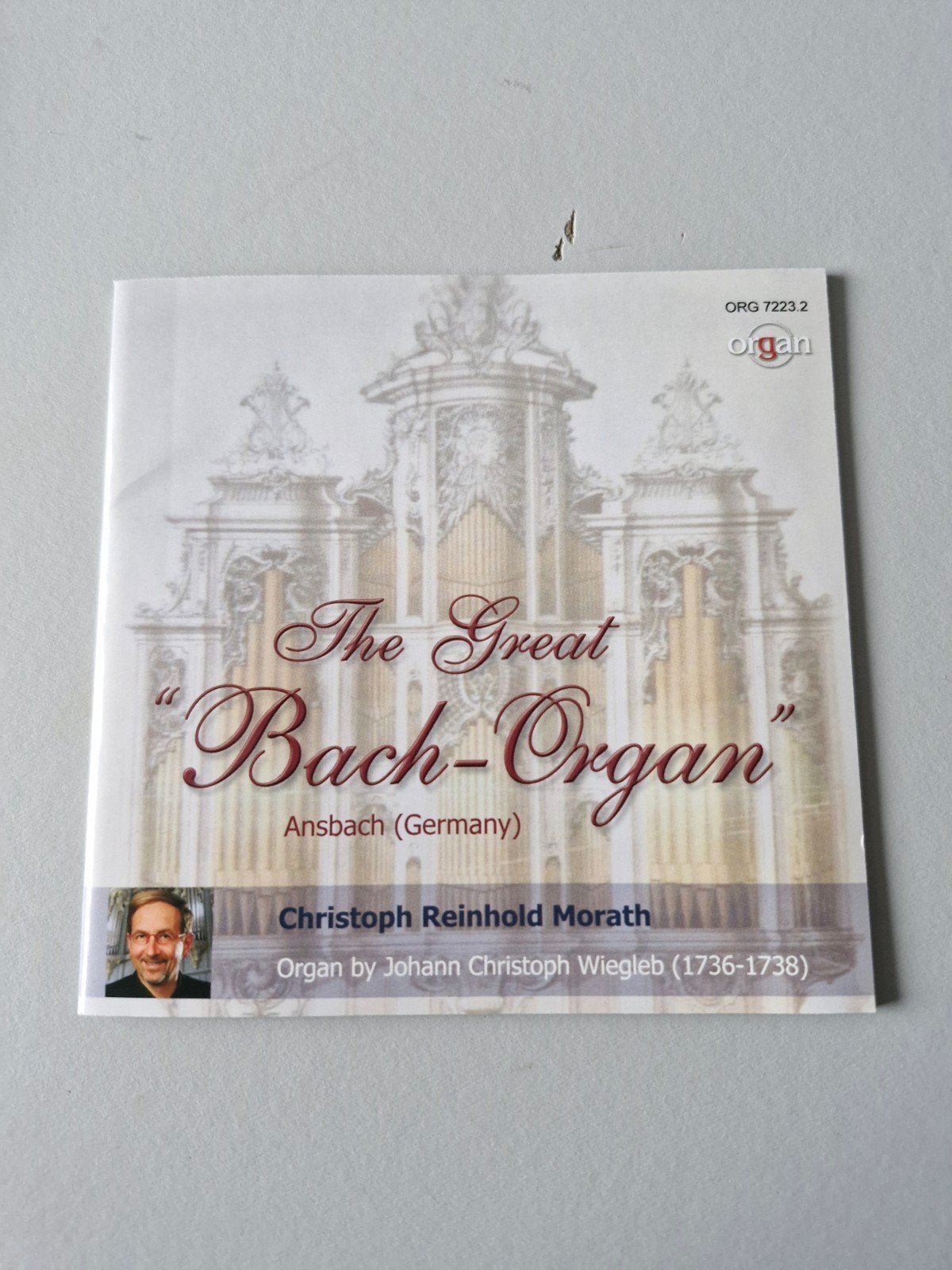 CD: Christoph Reinhold Morath - Bach Orgel Ansbach, Overige typen, Ophalen of Verzenden, Zo goed als nieuw, Barok