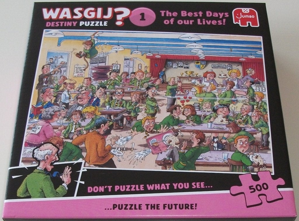 Puzzel *** DE MOOISTE TIJD VAN ONS LEVEN! *** Wasgij Destiny, Ophalen of Verzenden, 500 t/m 1500 stukjes, Zo goed als nieuw, Legpuzzel