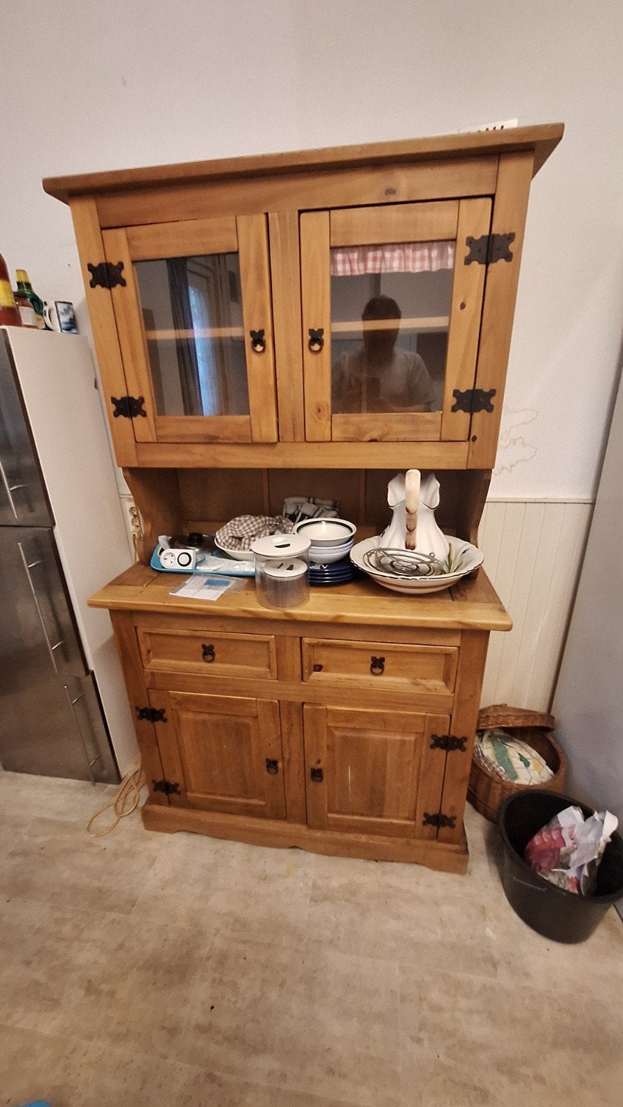 Grenen keuken kast, Ophalen, Gebruikt, 50 tot 100 cm, Minder dan 100 cm