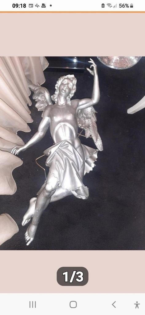 Mooie grote zware Engel, Antiek en Kunst, Antiek | Religie, Ophalen of Verzenden