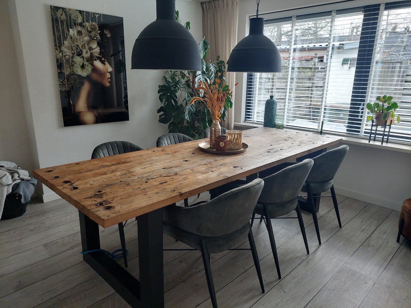 Eetkamer lampen, Ophalen, Zo goed als nieuw, Metaal, Industrieel, Modern, Robuust