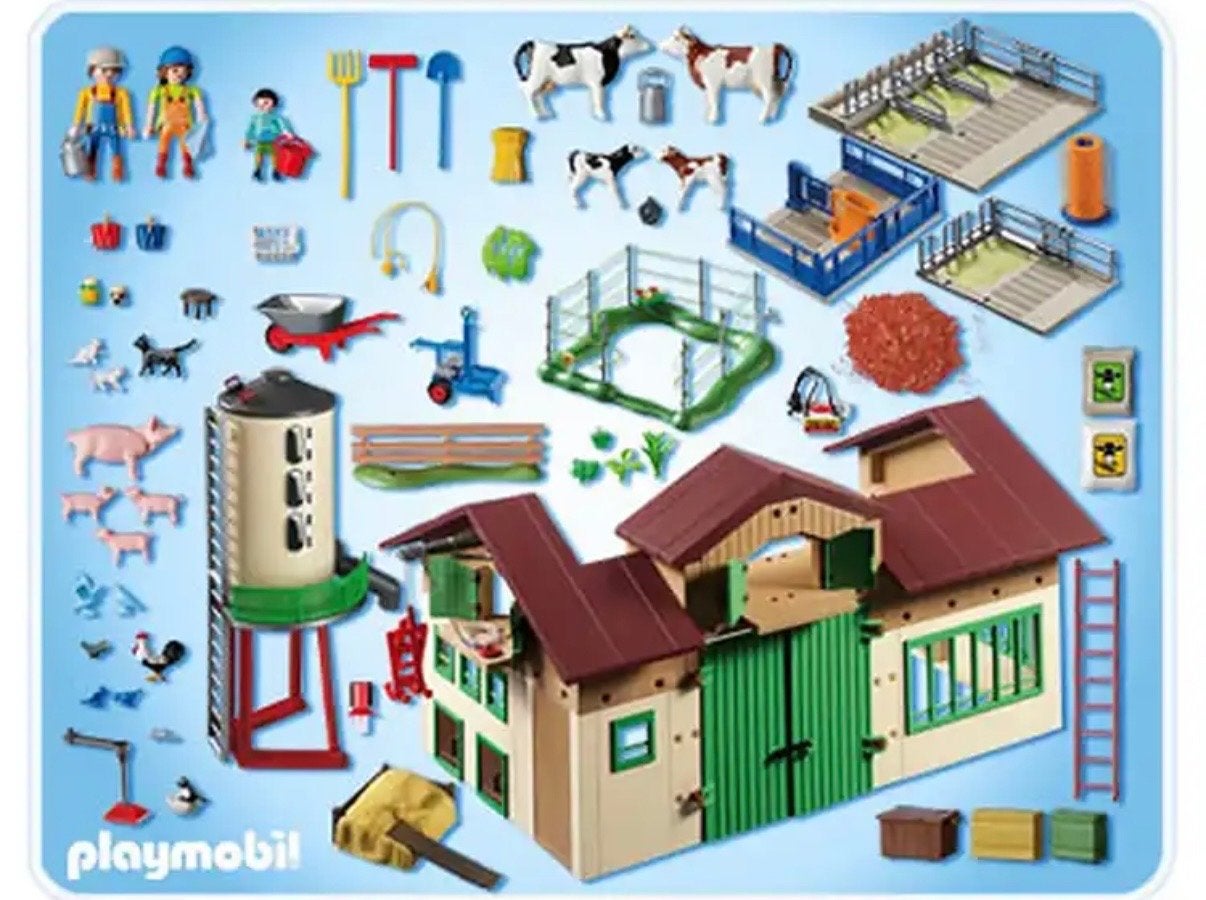 Playmobil Grote Boerderij 5119 met Tractor, Ophalen of Verzenden, Gebruikt, Jongen of Meisje