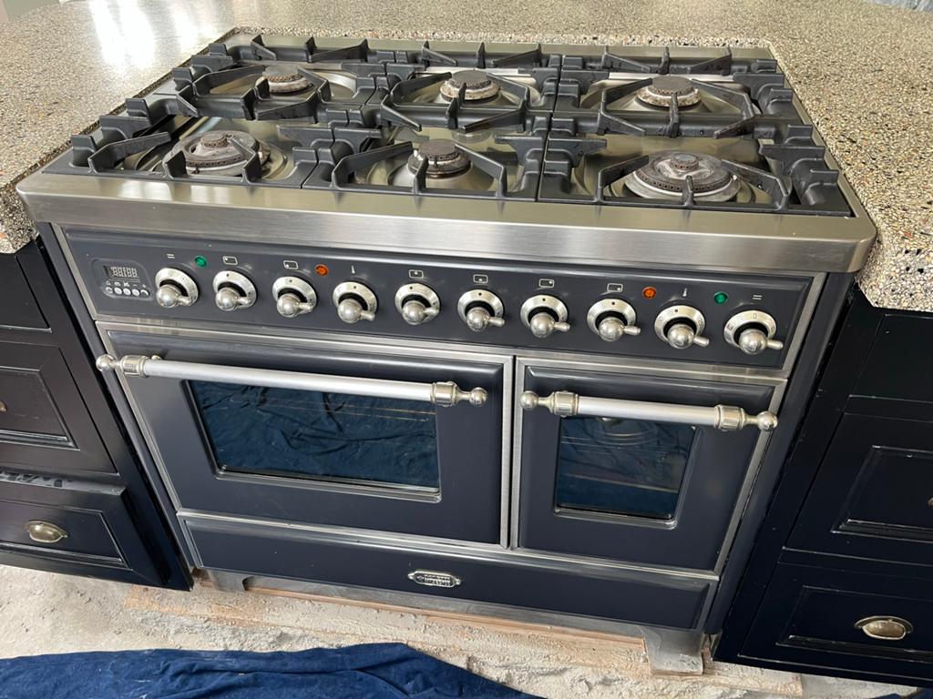 Boretti Majestic Gasfornuis 100cm - 2 Ovens, Ophalen, Gebruikt, Hete lucht, 60 cm of meer