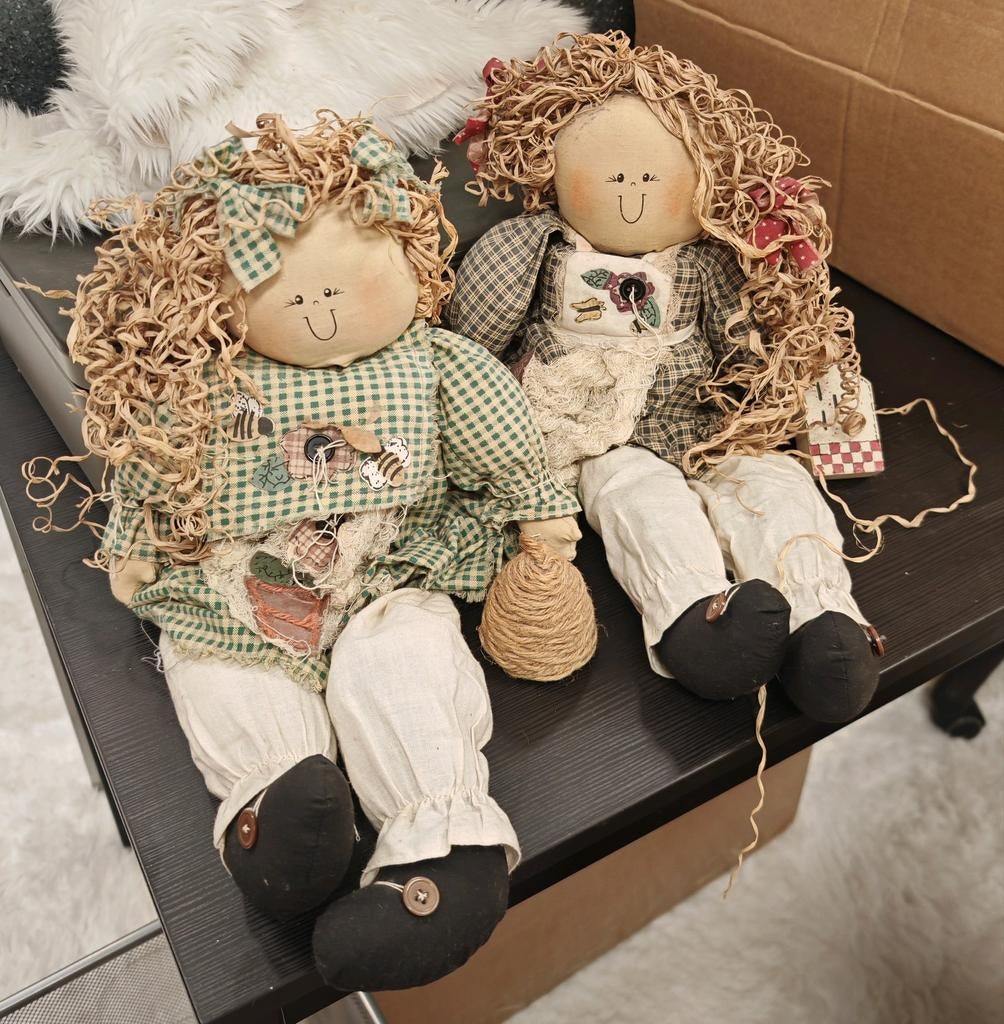 Vintage pop | curly twin sisters, Ophalen of Verzenden, Gebruikt