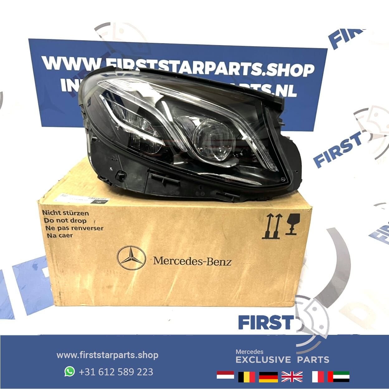 A2139064804 W213 W238 KOPLAMP LED MULTIBEAM RECHTS Mercedes, Gebruikt, -, Ophalen of Verzenden, -