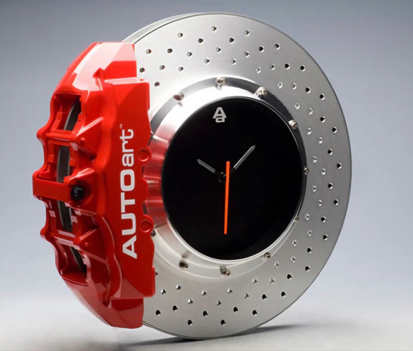 Autoart brake disk klok, Ophalen of Verzenden, Zo goed als nieuw, Wandklok