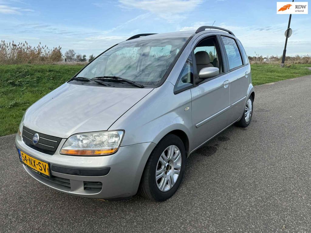 Fiat Idea 1.4-16V Emotion hoge instap! incl nieuwe apk & gar, Voorwielaandrijving, 15 km/l, Gebruikt, Idea