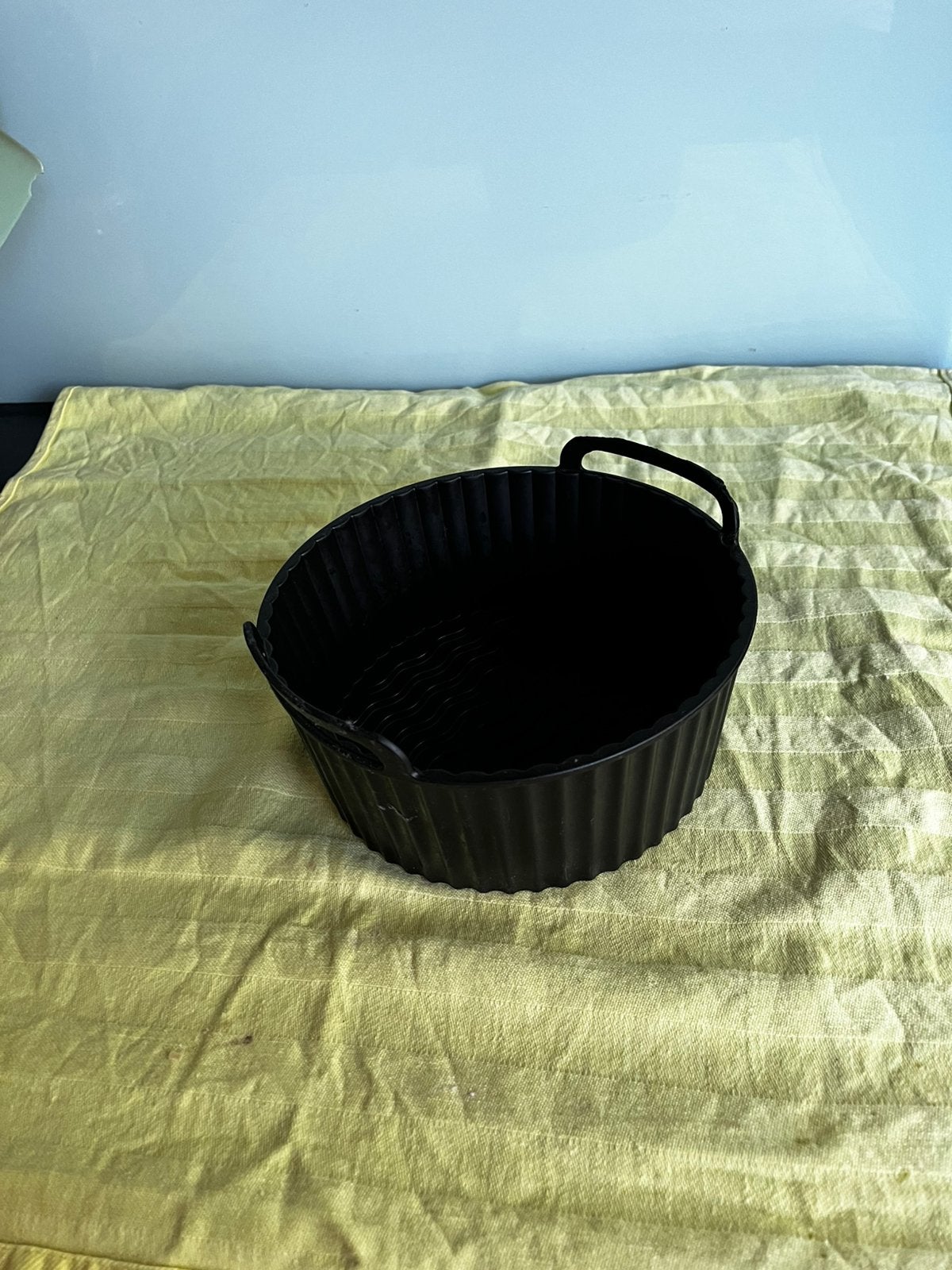 Gratis Livarno siliconen mandje voor in de airfryer, Ophalen of Verzenden, Zo goed als nieuw, Rechthoekig, Riet