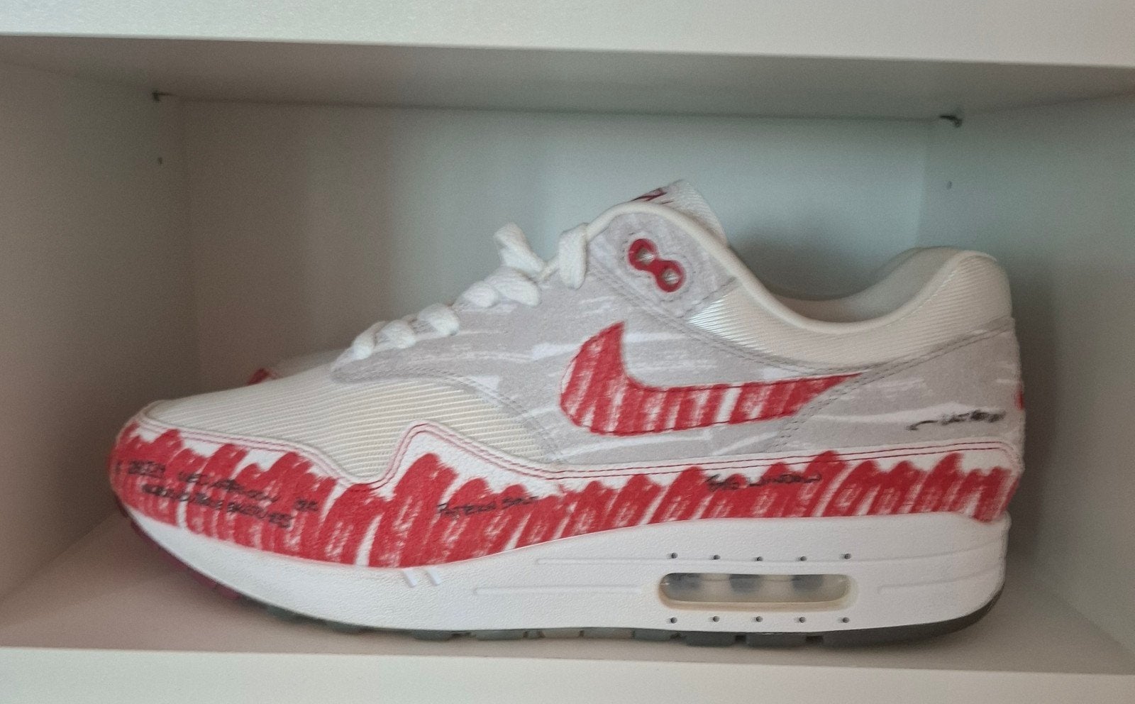 nike air max 1 (maat 45.5), Ophalen of Verzenden, Zo goed als nieuw, Overige kleuren
