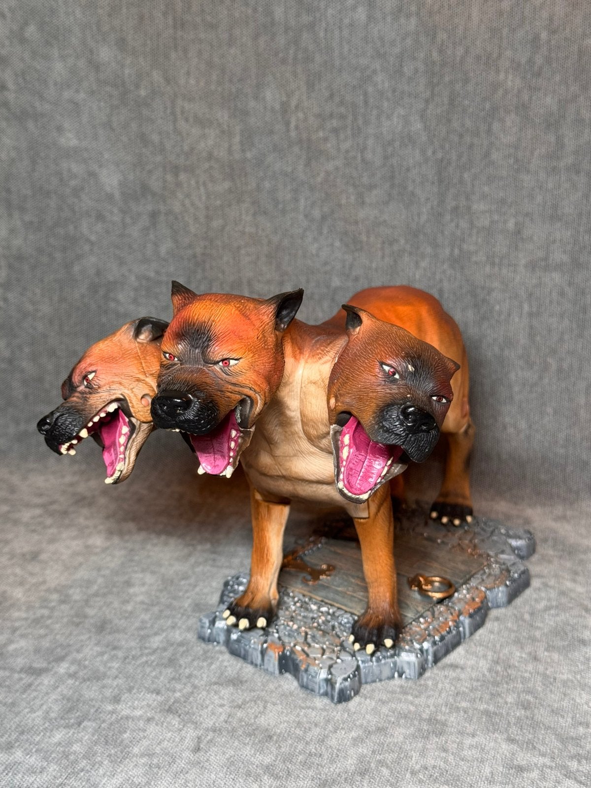 Vintage Harry Potter Fluffy – 3-Koppige Hond – Mattel 2001, Ophalen of Verzenden, Zo goed als nieuw, Actiefiguurtje