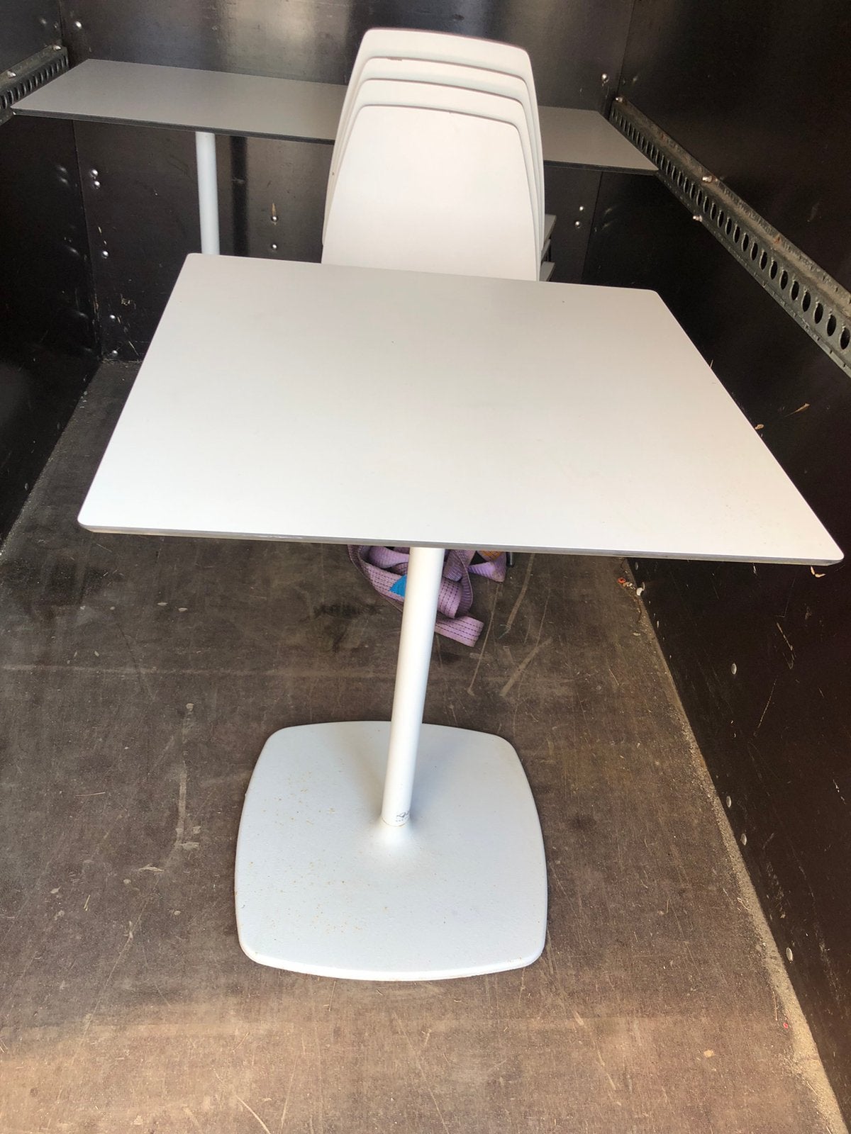 Tafel 79/79 pedicure model Style, Ophalen, Zo goed als nieuw, 4 tot 6 stoelen