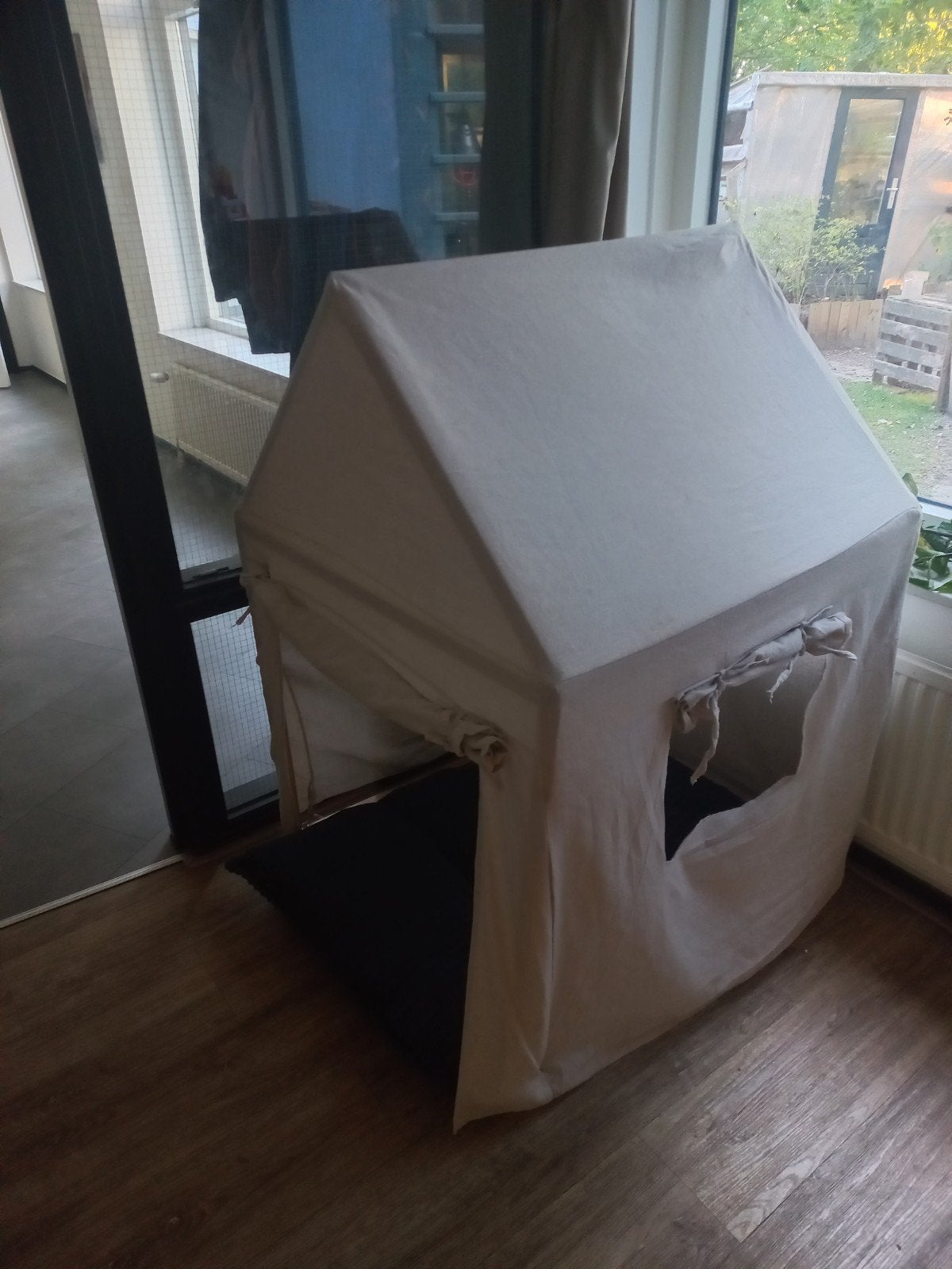 Zo goed als nieuwe katoenen speeltent / speelhuisje, Ophalen of Verzenden