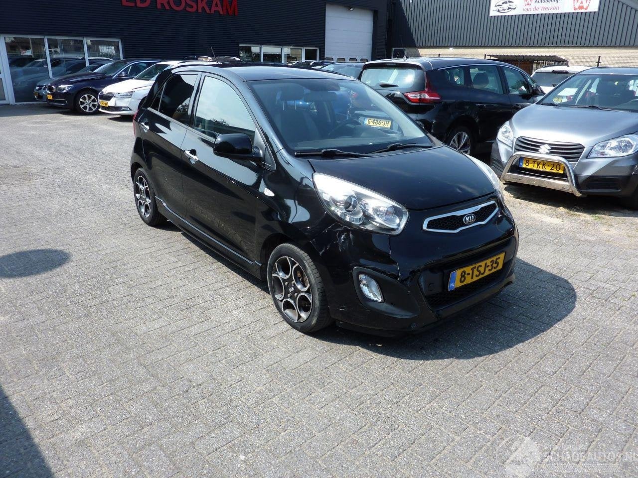 Kia Picanto 1.2 CVVT WORL CUP ED. (bj 2014), Kia, Overige carrosserieën, Zwart, Theodor-Heuss-Allee 11 ,60486, Frankfurt am Main, Deutschland