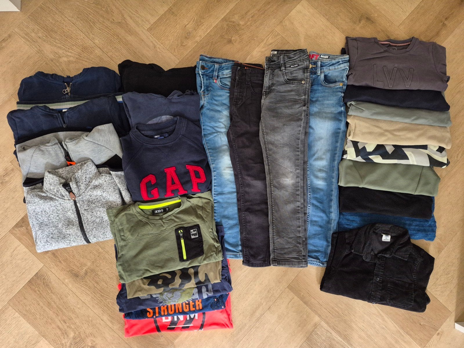 Kledingpakket jongen maat 110-116, Ophalen of Verzenden, Zo goed als nieuw, Maat 110