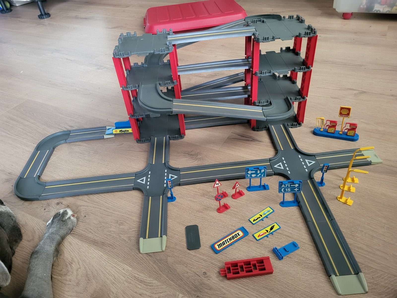 oude Matchbox autobaan, Ophalen, Zo goed als nieuw