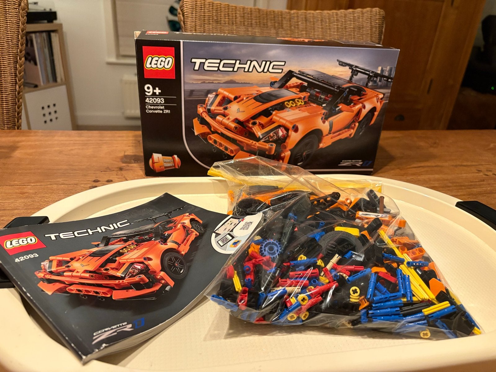 Lego Technic Chevrolet Corvette ZR1 (42093), Lego, Ophalen of Verzenden, Zo goed als nieuw, Complete set