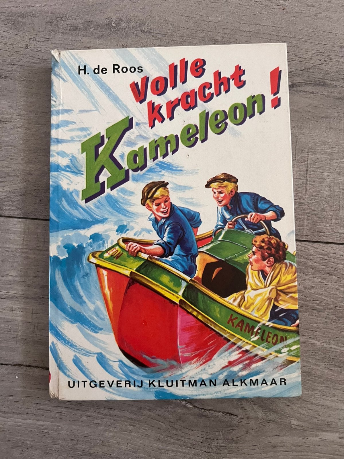 Vintage jeugdboek Volle kracht, Kameleon! van H. de Roos, Ophalen of Verzenden, Gelezen