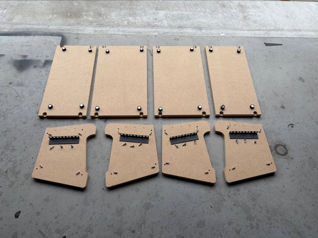 2x 19'' inch rack 3HE Flat Top (onbehandeld MDF), Ophalen of Verzenden, Nieuw, Overige instrumenten