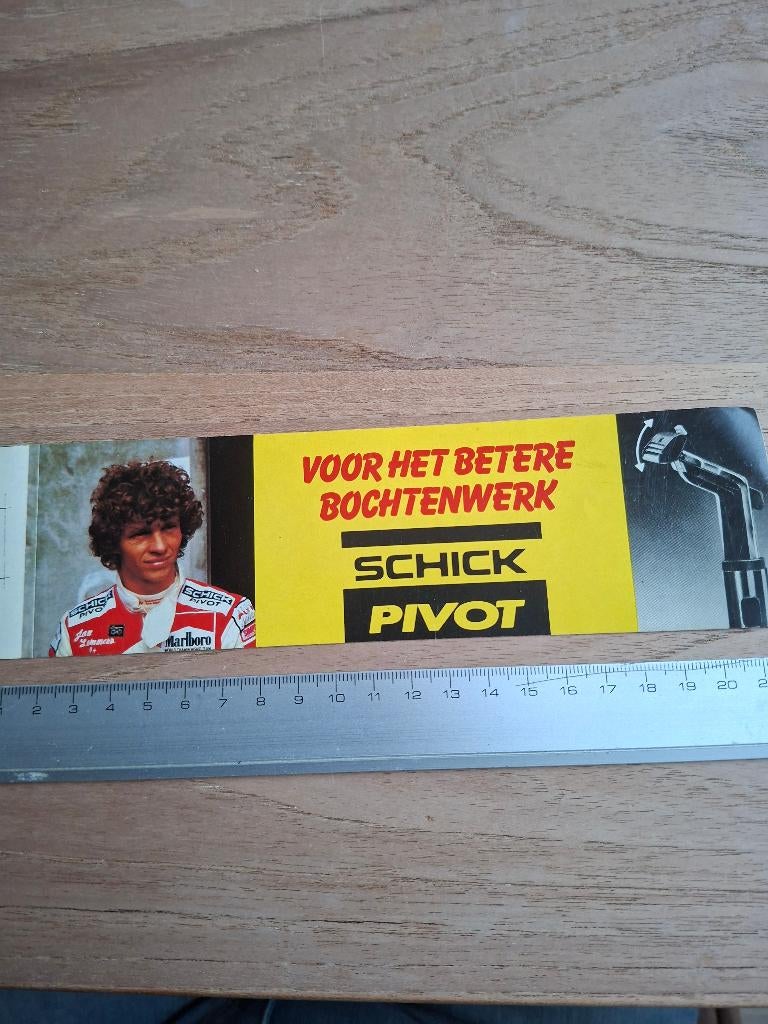 Sticker Jan Lammers Formule 1, Verzamelen, Ophalen of Verzenden, Zo goed als nieuw, Auto of Motor