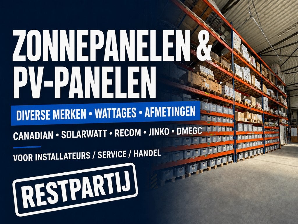 Restpartij zonnepanelen / losse PV-panelen diverse merken, Ophalen of Verzenden