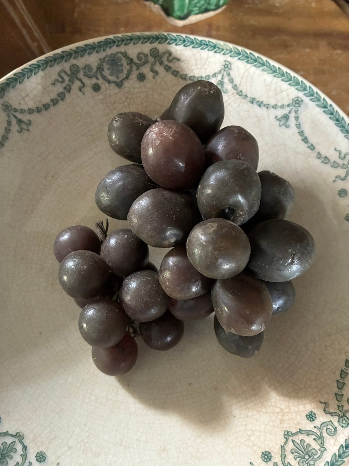Oude wax druiventrosjes, Antiek en Kunst, Ophalen of Verzenden