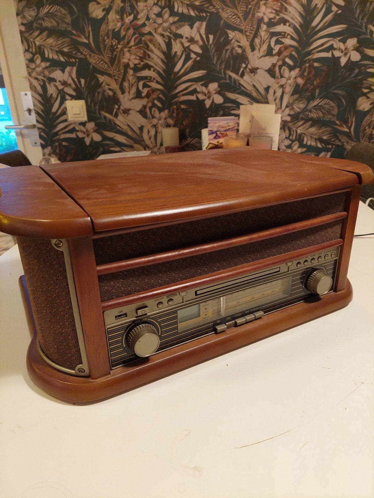 Soundmaster Platenspeler met Radio en CD-speler, Ophalen of Verzenden, Zo goed als nieuw, Platenspeler, Overige merken