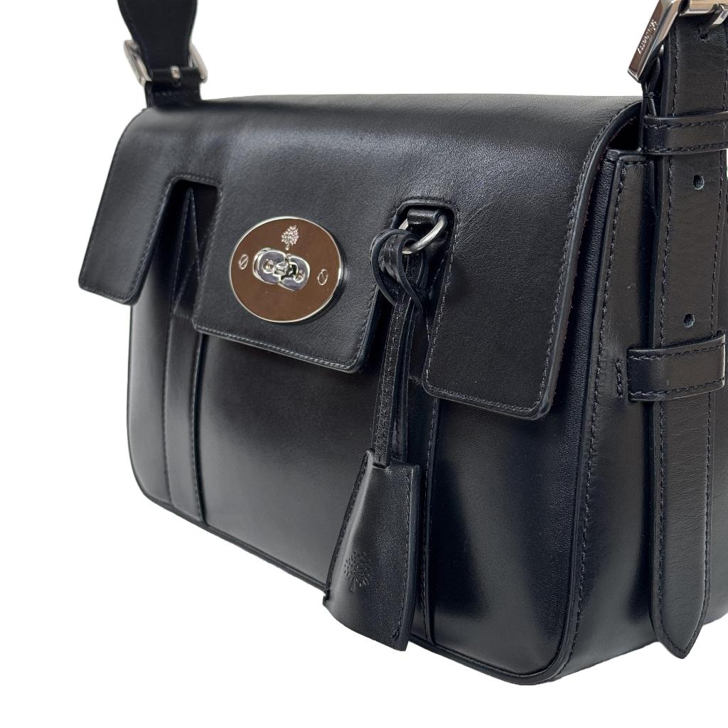 Mulberry east west bayswater zwart kalfsleer schoudertas sac image 6
