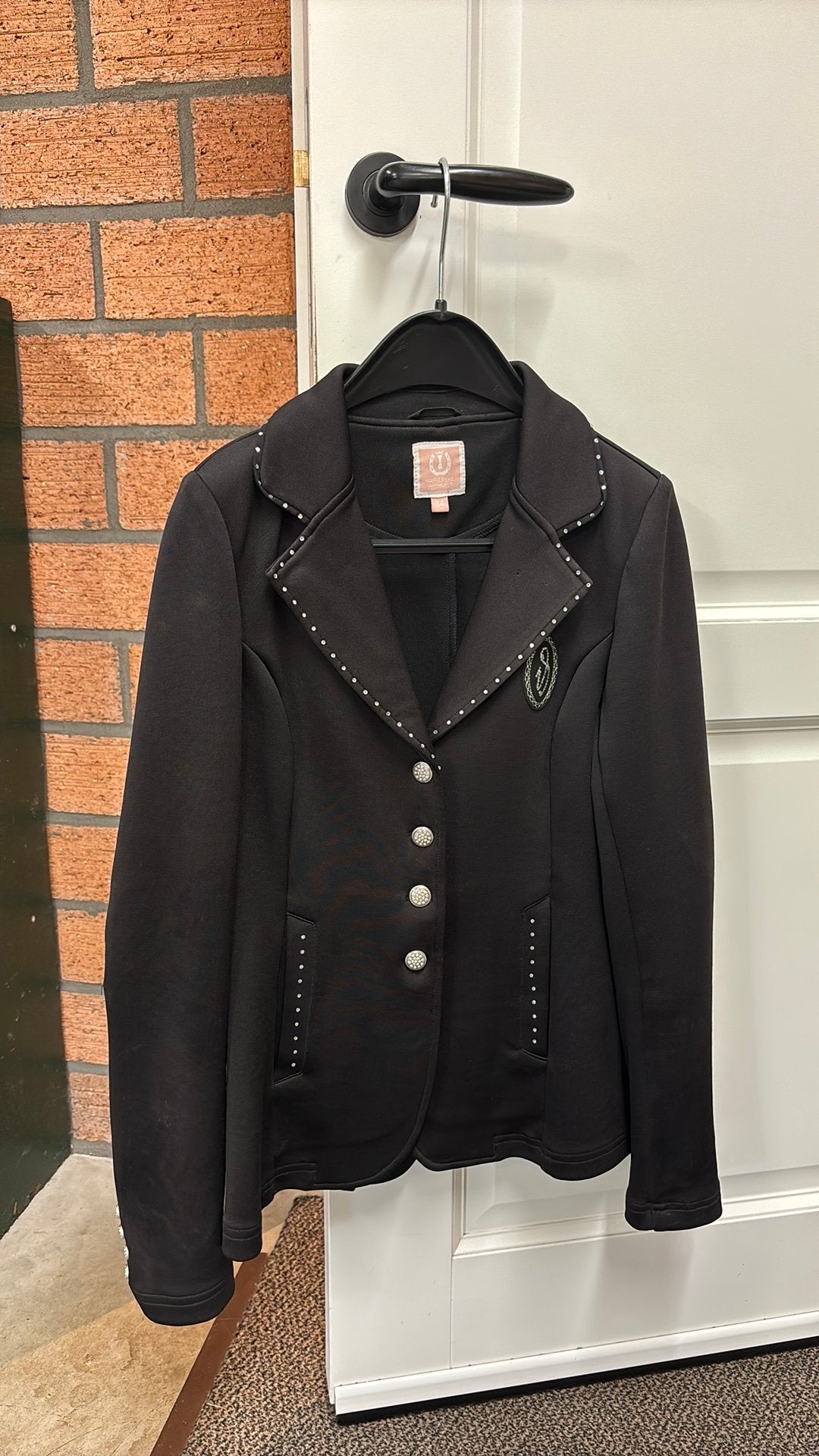 Paardrijwedstrijdjasje, Dieren en Toebehoren, Ophalen of Verzenden, Gebruikt, Dressuur, Bovenkleding