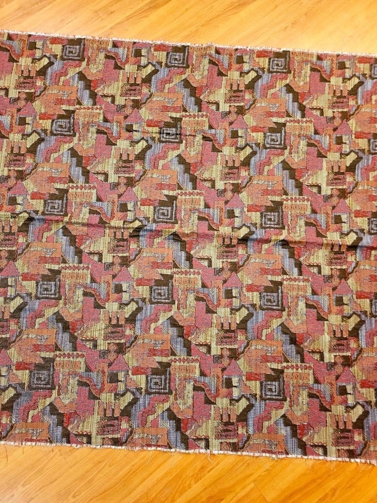 Grand foulard roestbruin blauwtint 293/140 cm, Huis en Inrichting, Gebruikt, Djt@dejuistetoon.eu, Ophalen of Verzenden, DJT De Juiste Toon