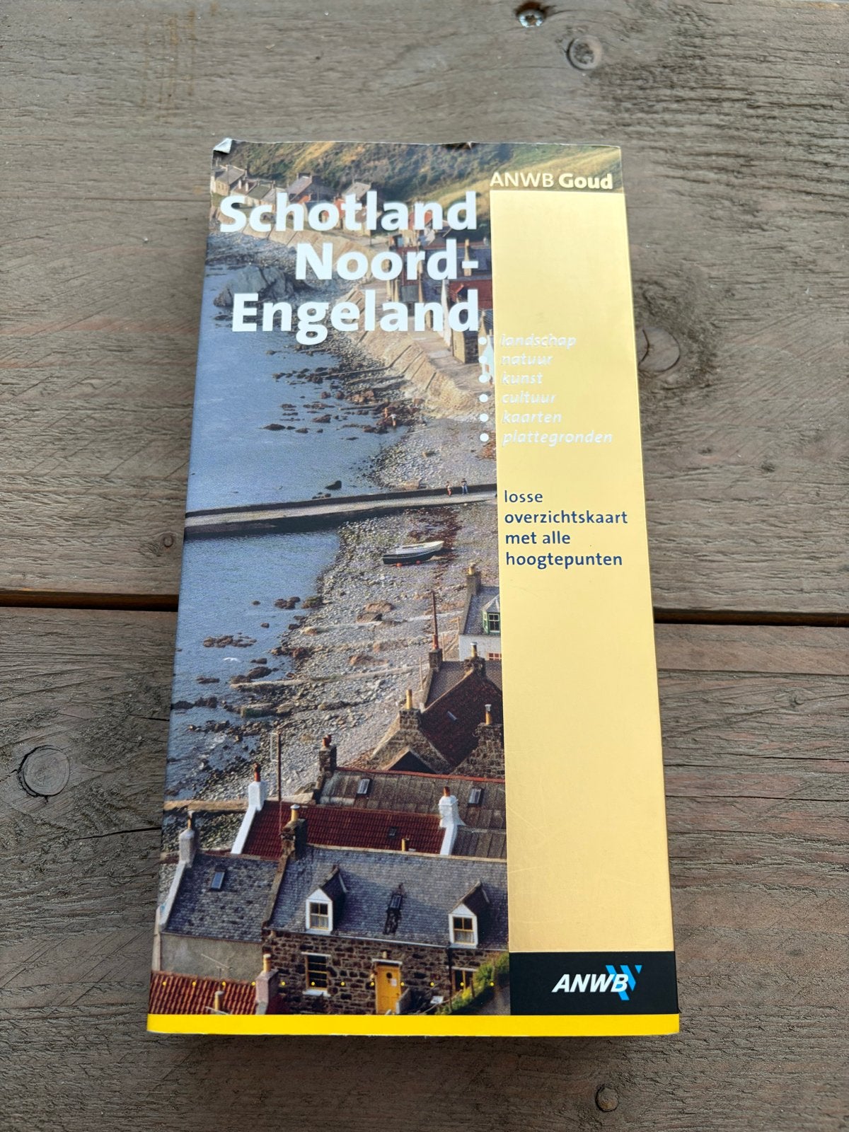 ANWB Goud Reisgids Schotland Noord-Engeland, Europa, Ophalen of Verzenden, Zo goed als nieuw, Reisgids of -boek