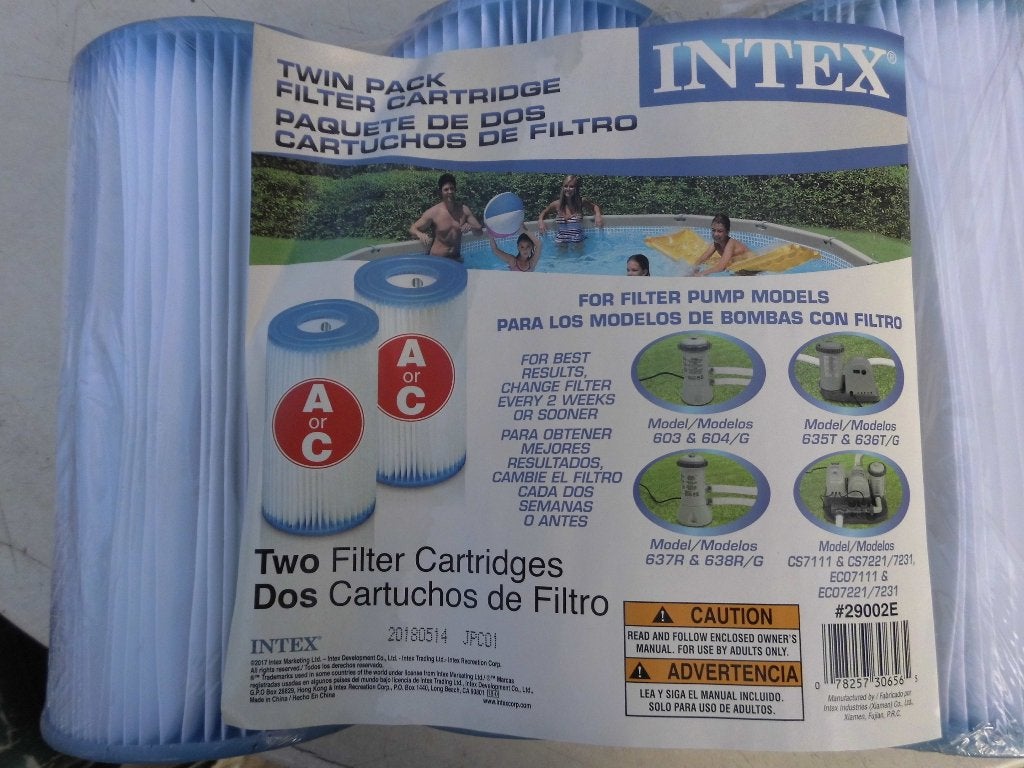 Gratis zwembadpomp INTEX met 3 filter patronen, Ophalen, Zo goed als nieuw, Filter