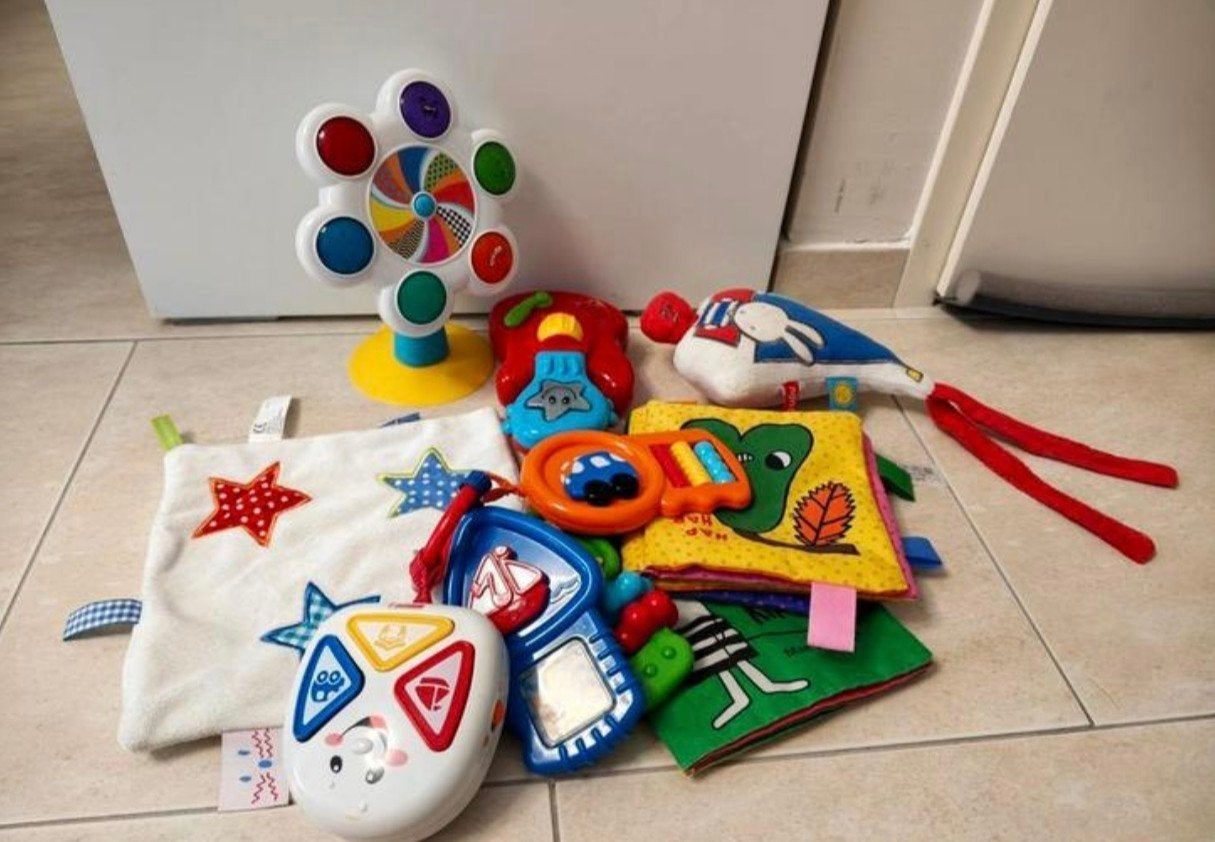 Leuk Babypakket Speelgoed - Diverse items voor baby's, Ophalen of Verzenden, Gebruikt, Overige typen, Met licht