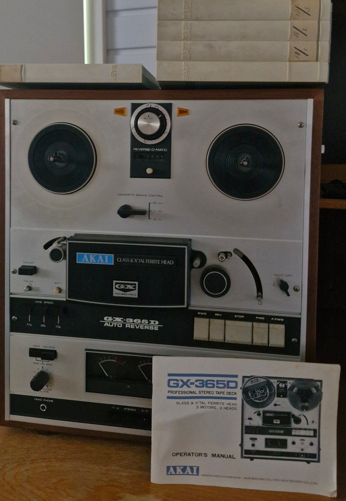Akai GX-365D Auto Reverse Reel-to-Reel Bandrecorder, Ophalen, Bandrecorder