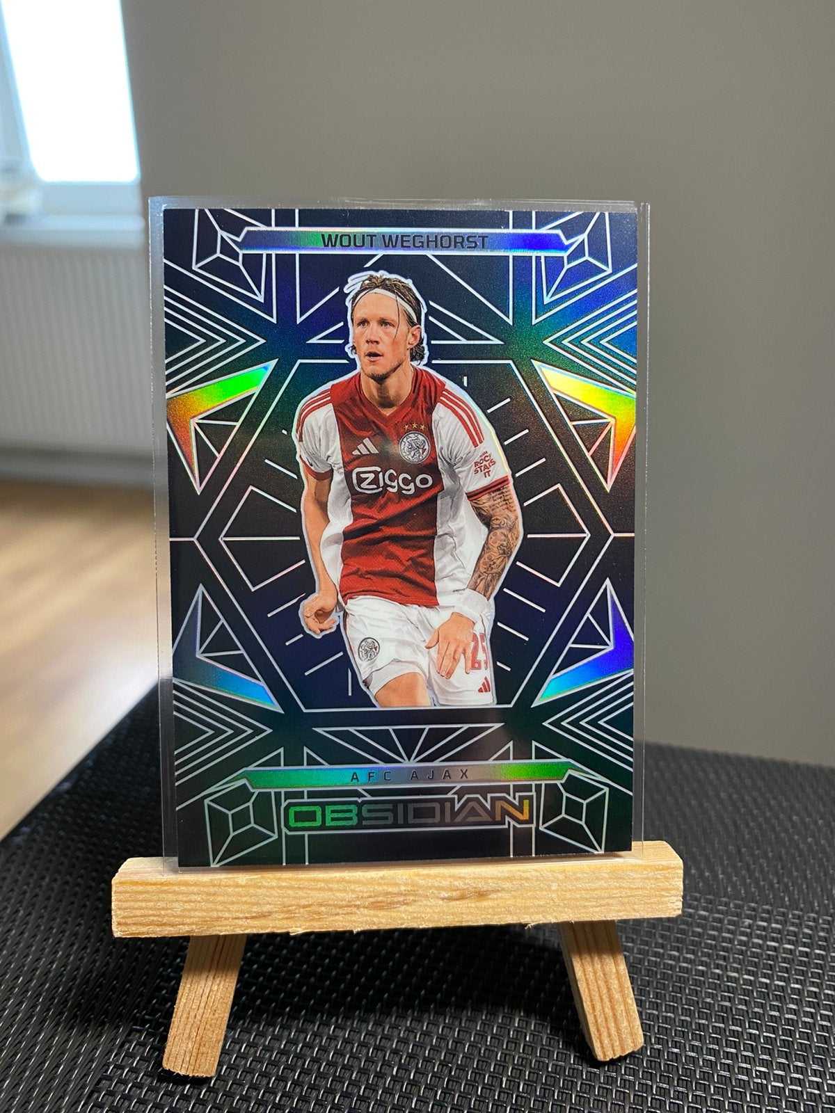 Wout Weghorst /169 AFC Ajax Panini Obsidian Soccer 2025-26, Ophalen of Verzenden, Zo goed als nieuw, Ajax, Spelerskaart