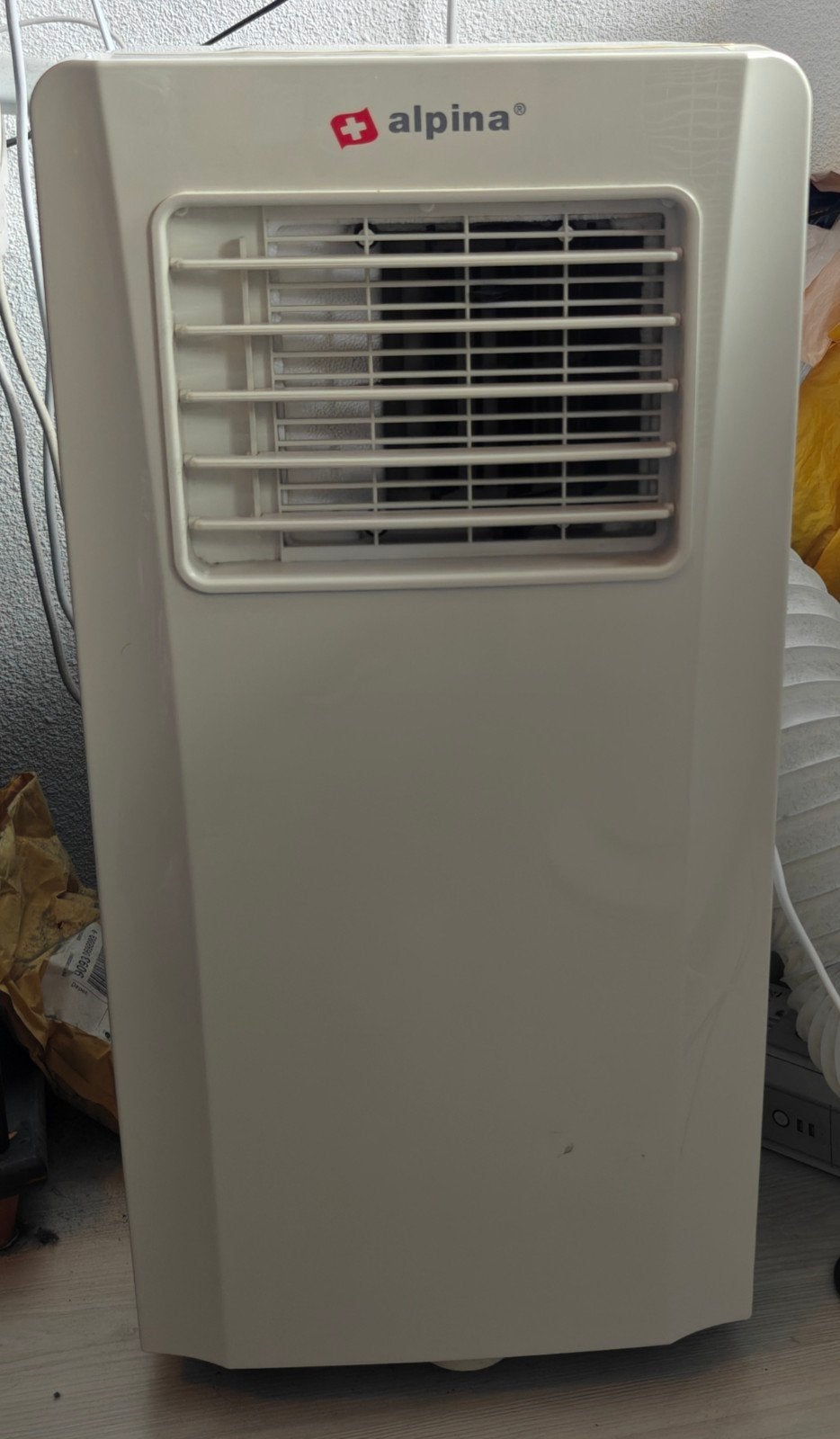 Alpina Mobiele Airco 7000 BTU met Afstandsbediening, Ophalen, Gebruikt, Minder dan 60 m³, Koelen en Ontvochtigen