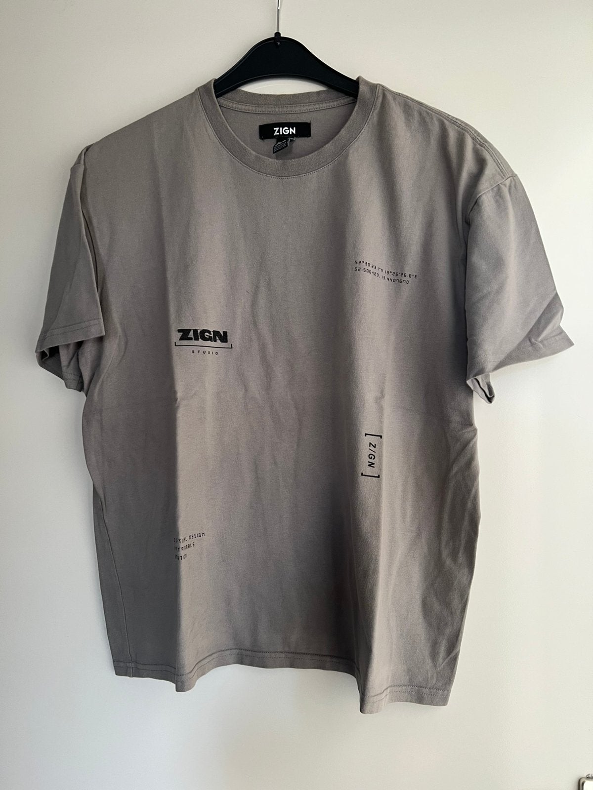 Zign oversized herenshirt grijs maat S, Ophalen of Verzenden, Gedragen, Maat 46 (S) of kleiner, Grijs