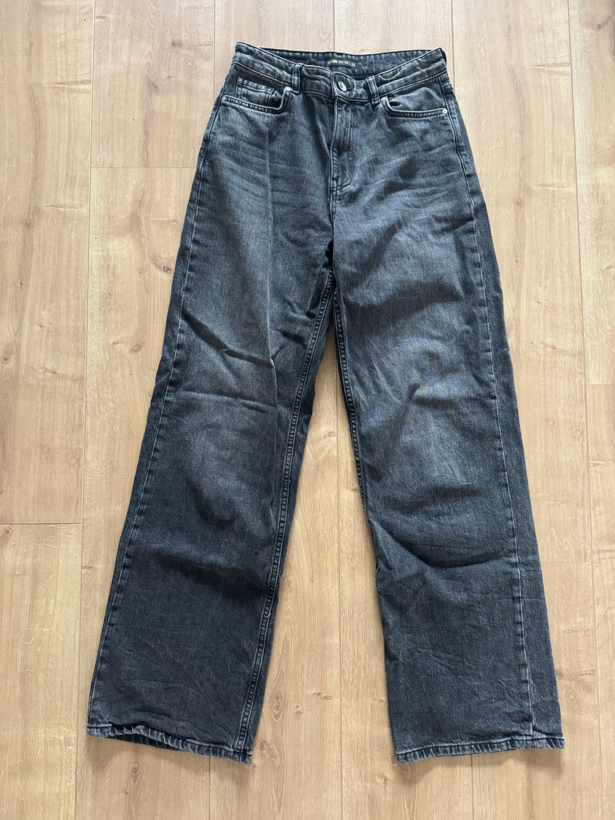 Seven Sisters Sadie Baggy Jeans Zwart Maat 25, Zwart, Ophalen of Verzenden, Zo goed als nieuw, Maat 36 (S)